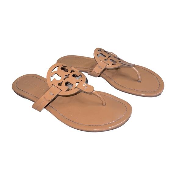 TORY BURCH Miller Patent Leather Sandals Women’s - Picture 1 of 11